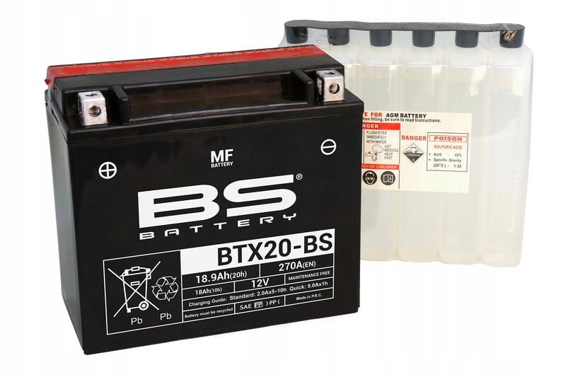 Bs Battery Bezúdržbová batéria s kyselinou BTX20 300611