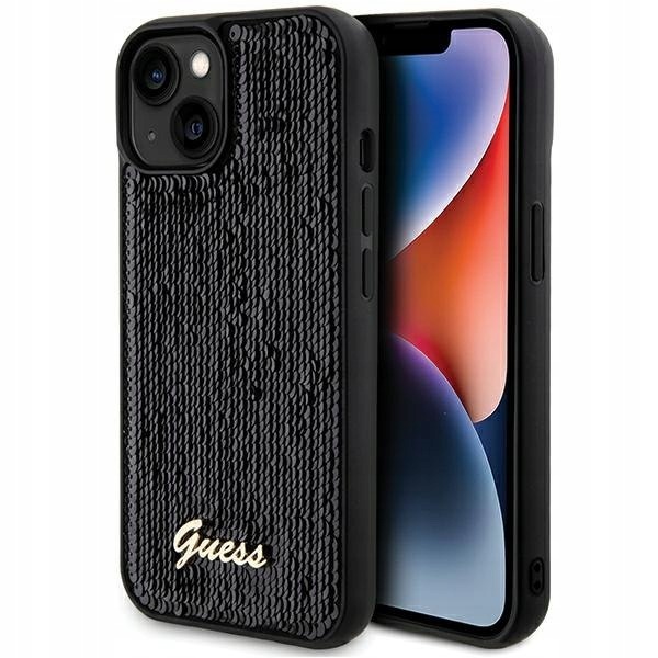 Guess GUHCP14SPSFDGSK iPhone 14 15 13 6.1" czarny/black hardcase S