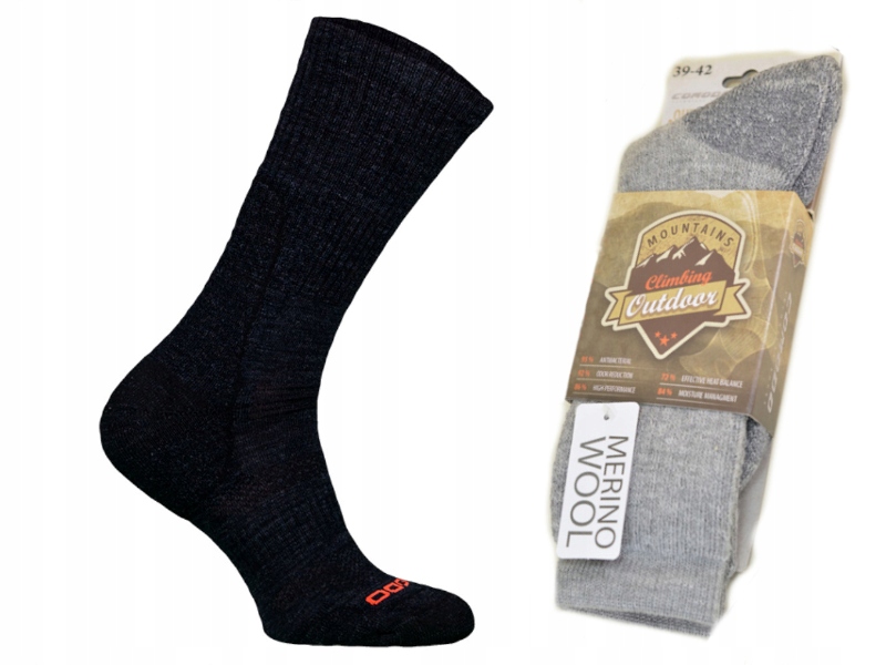 

Trekkingowe Comodo TR12 Wełna Merino grube 43-46ca