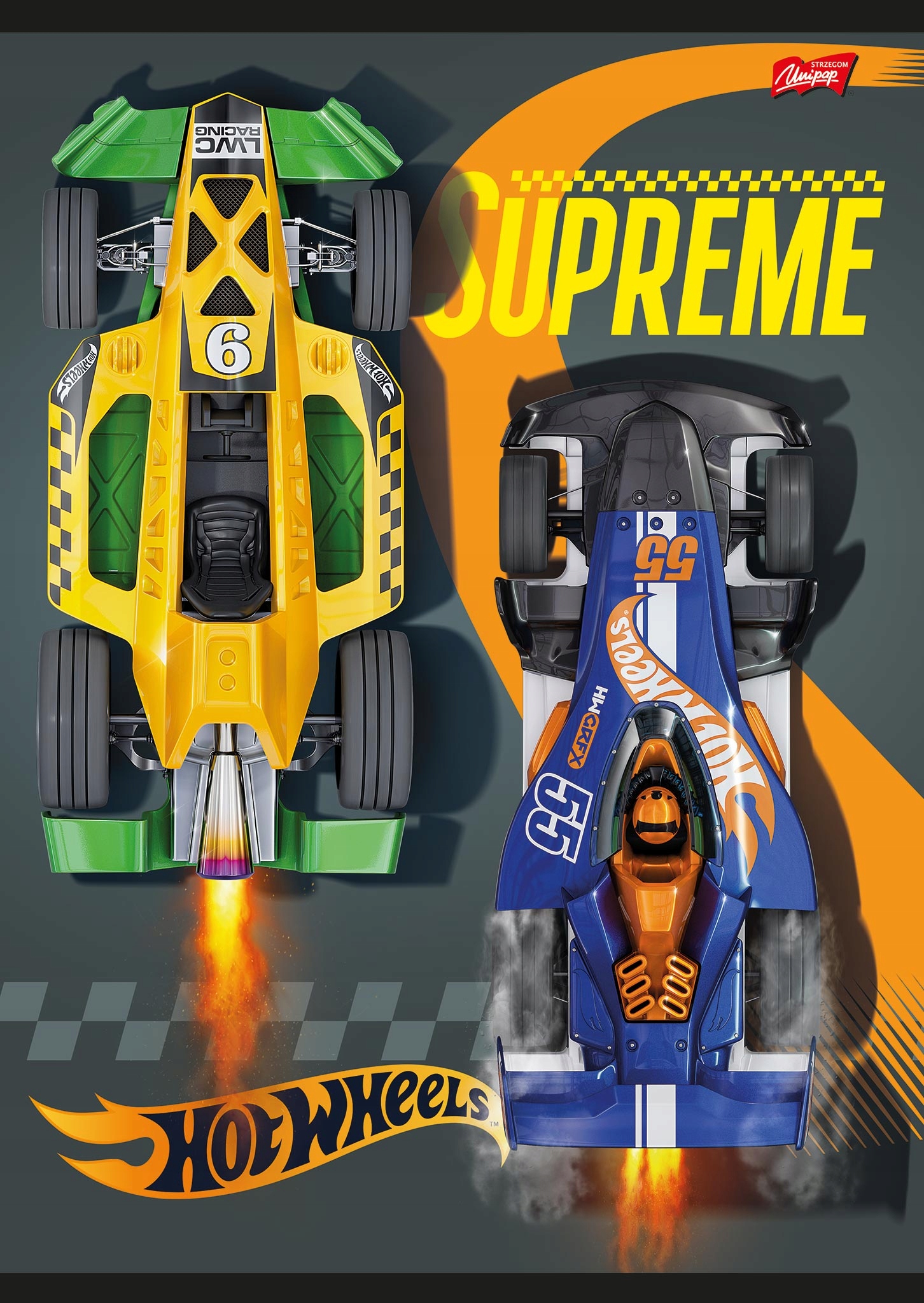 Zeszyt w kratkę A4 Hot Wheels Unipap 32 kartek_3