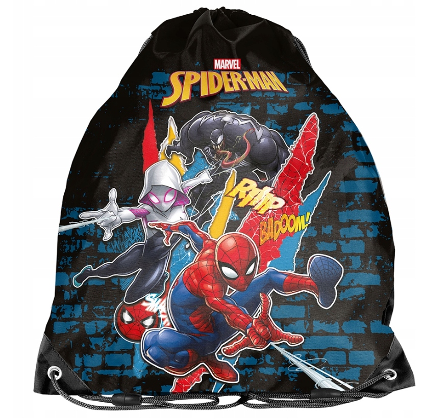 TORNISTER+PIÓRNIK+WOREK ZESTAW SPIDERMAN SP24GG PASO Typ jednokomorowy