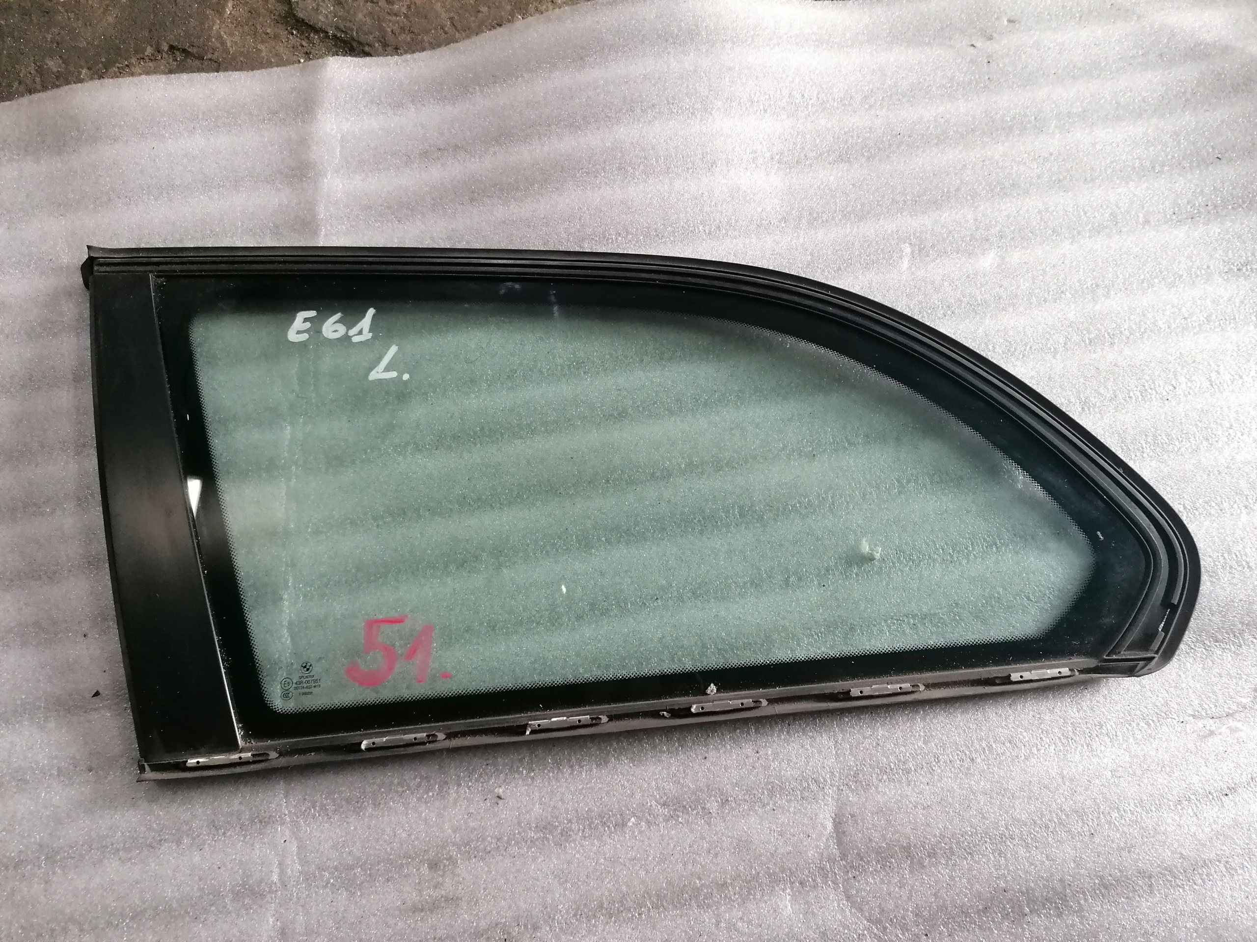 51 SZYBA BOCZNA KAROSERYJNA BMW E61