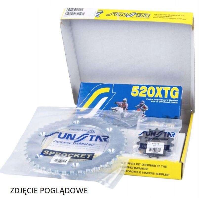 Sunstar Pohonná Súprava Yamaha Xt 600E '97-'03 Plus Zlatá (15/45/106) (do 7