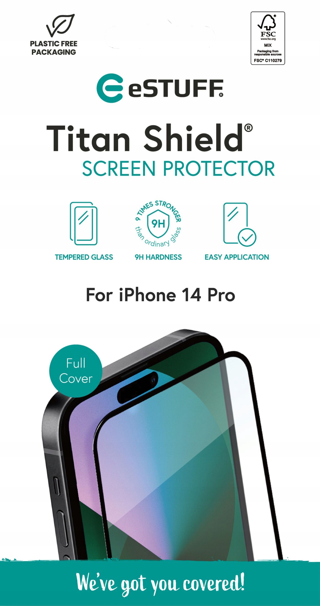 eSTUFF Ochranná fólie na displej iPhone 14 Pro