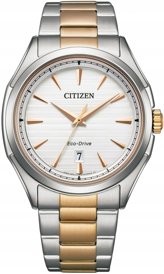Zegarek męski Citizen AW1756-89A złoty klasyczny do pływania