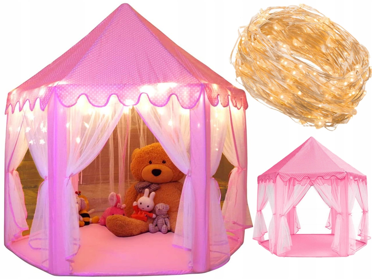 

Namiot Dla Dzieci Domek Do Domu Ogrodu +Lampki Led