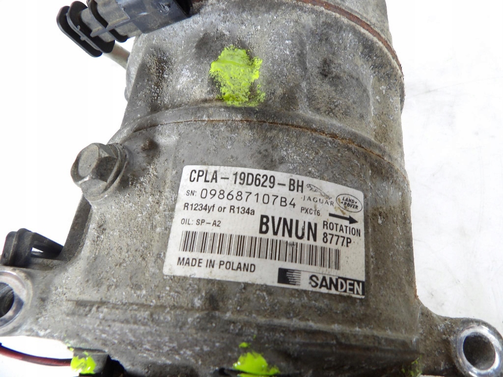 Jaguar OE CPLA-19D629-BH compressor;, klimatyzacja