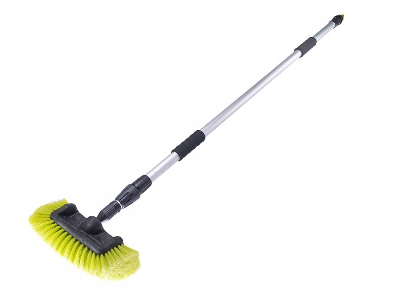 Průtokový kartáč 30 cm s teleskopickou tyčí 163-300 cm s ventilem