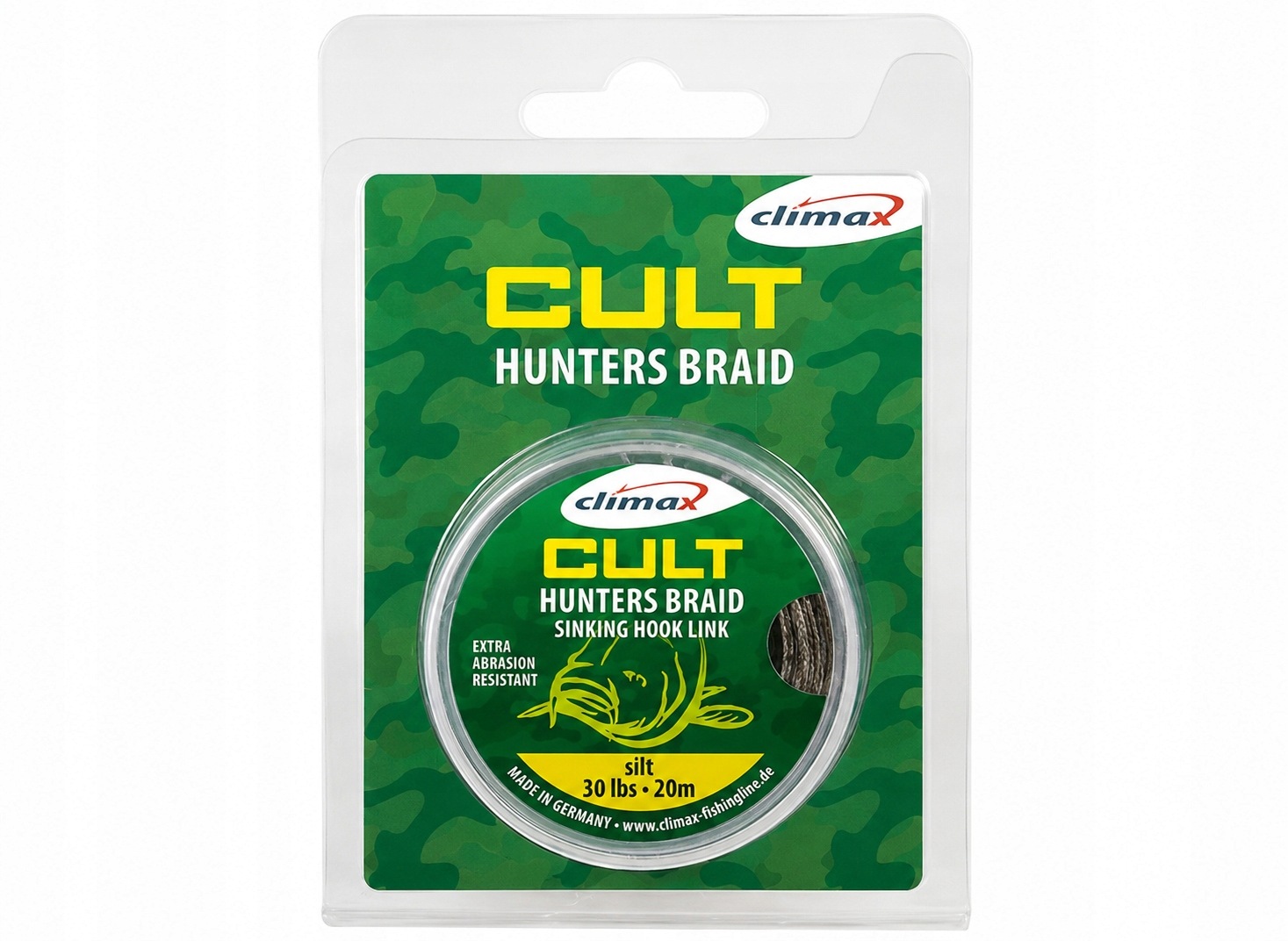 Plecionka Climax Hunters Braid Silt 30lb 20m- plecionka przyponowa