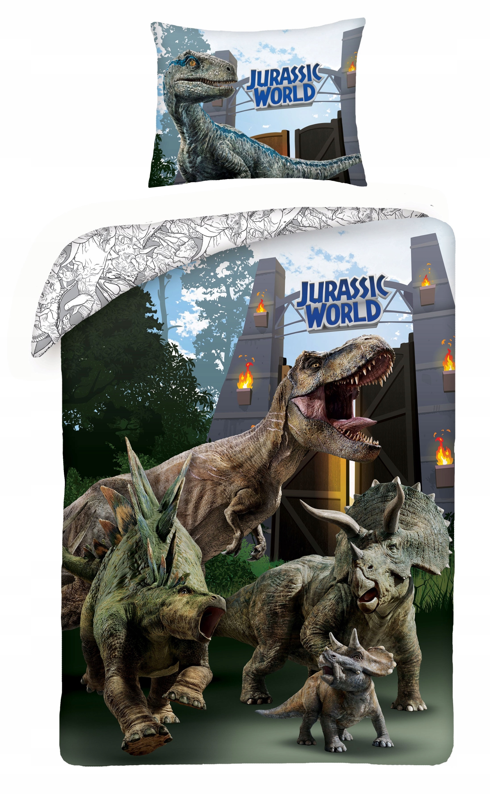 

Pościel Bawełniana 140 X 200 CM Jurassic World