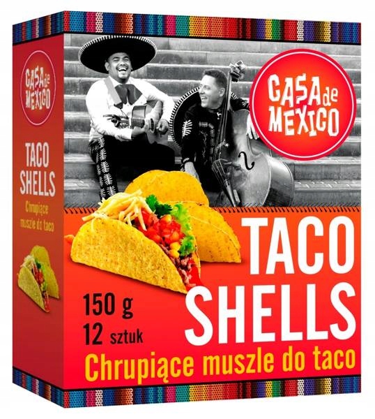 

Taco shells, muszle do taco 150g Casa de Mexico