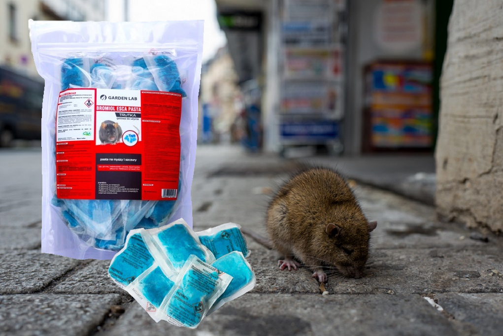 MEGA MOCNA TRUTKA NA MYSZY SZCZURY 5KG DERATYZACJA Marka Garden Lab