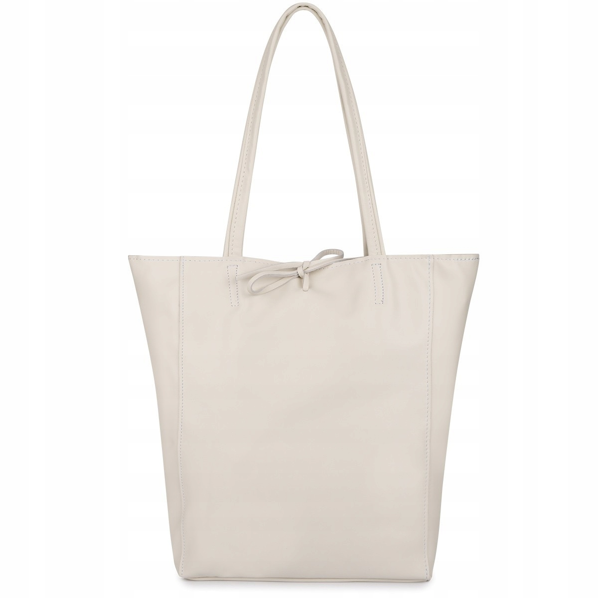 Kožená dámská taška shopperka prostorná A4 přírodní italská kůže B