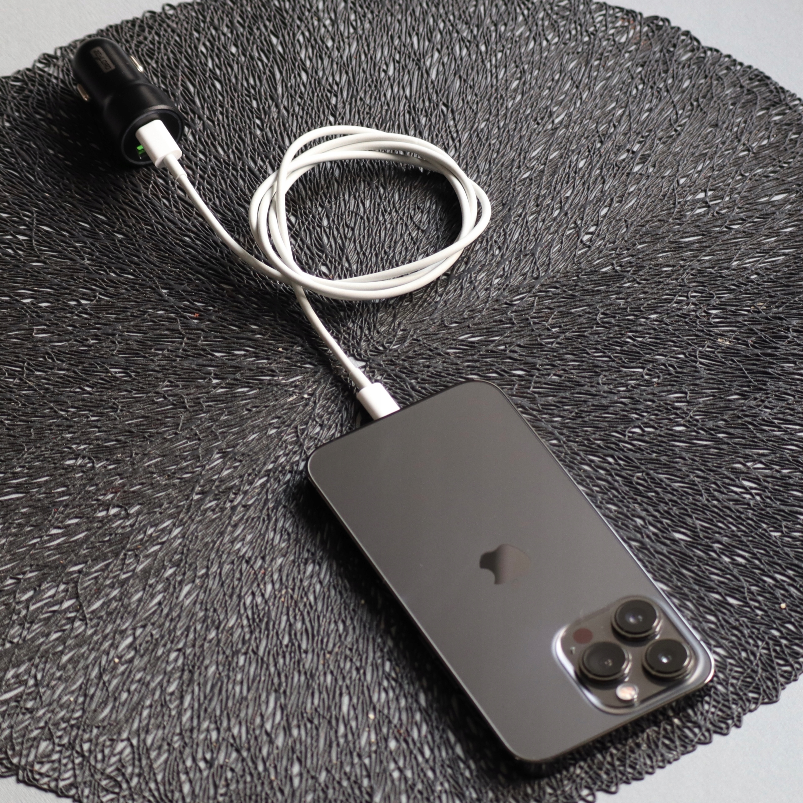 SZYBKA ŁADOWARKA SAMOCHODOWA 20W DO iPHONE USB C Złącza USB typ C USB