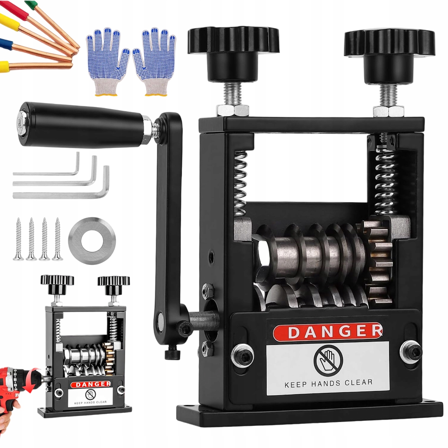 Kovový Odizolovací Stroj Na Kabely S 5 Čepelemi Pro Elektrikáře