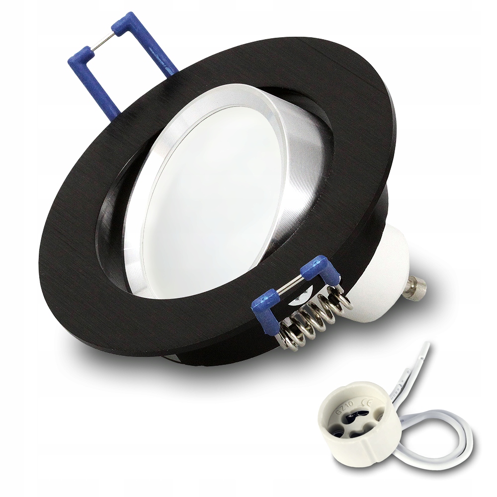 

Oprawa wpuszczana Odlew Czarna+ Led GU10 7W 4000K