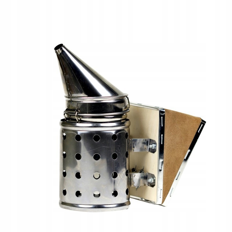 Včelařský vysavač Nerezový s chladičem, kožený malý