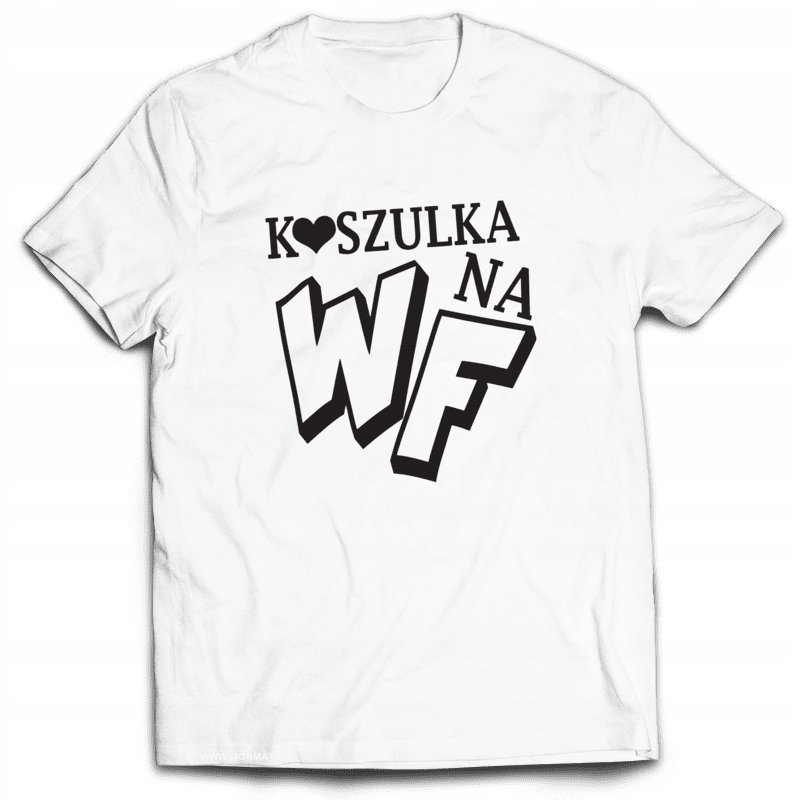 

Koszulka Śmieszne Koszulka na Wf XL