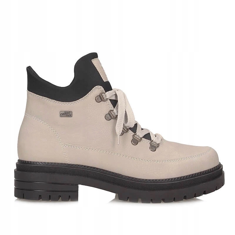 Módní šněrovací dámské kotníkové boty Rieker Y3158-60