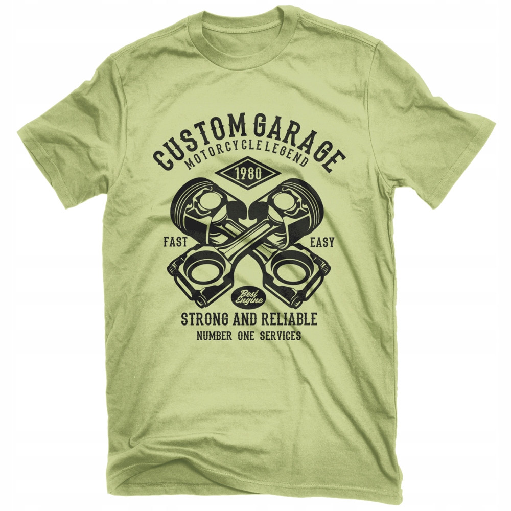 

Koszulka Custom Garage Motocyklowa Pale Roz. S