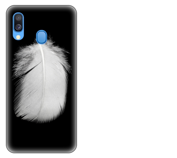 

Etui pokrowiec Samsung Galaxy A40 Piórko