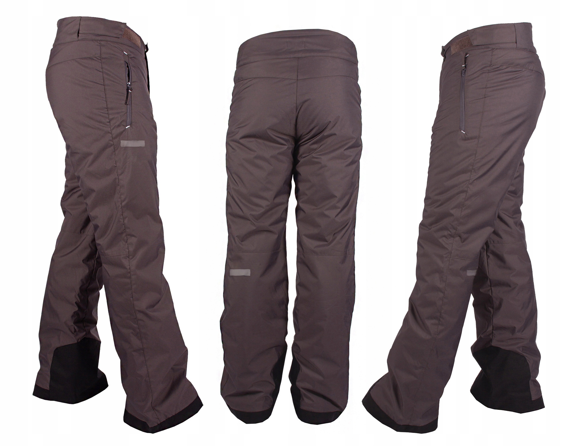 SPODNIE MĘSKIE ocieplane polarem na narty ŚNIEG S Płeć mężczyzna