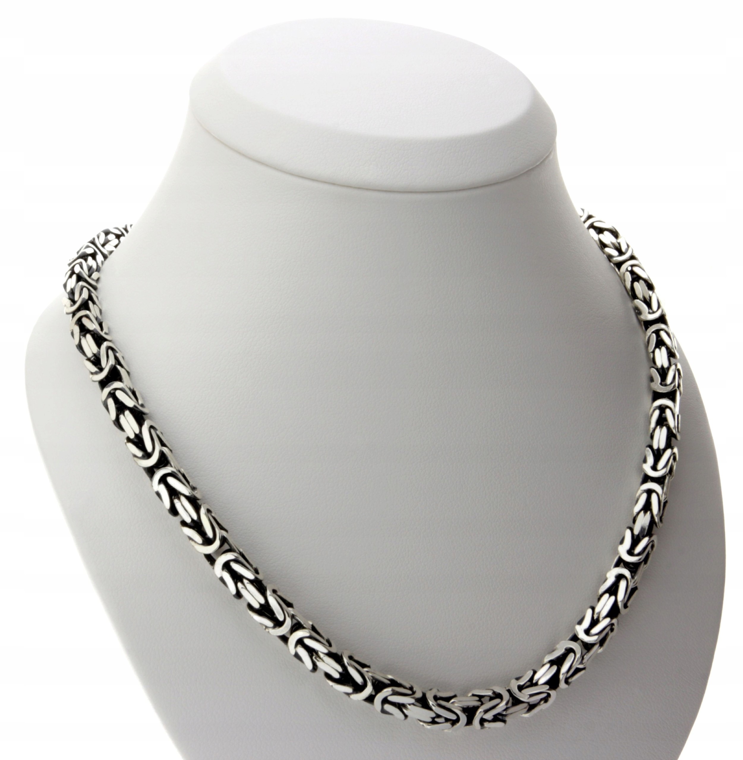 SREBRNY ŁAŃCUCH KRÓLEWSKI- 55 CM -925- Marka Inna marka