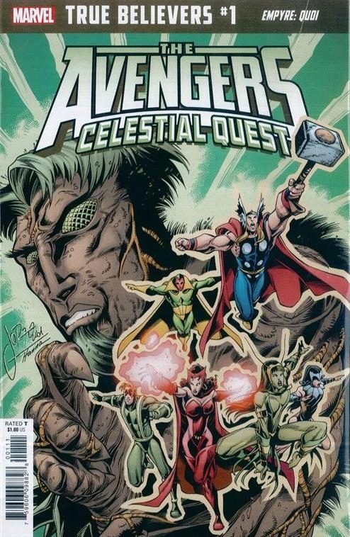 TRUE BELIEVERS -AVENGERS CELESTIAL QUEST #1 2001r.