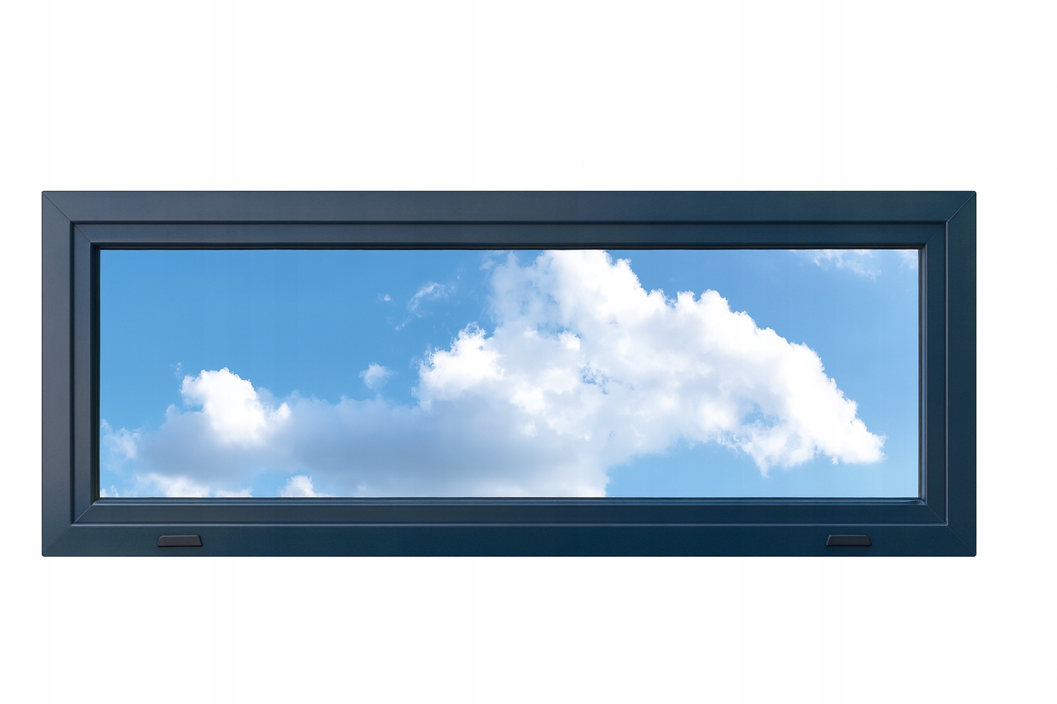 Pcv Okno PeeJ Antracyt 1800x600mm Uchylne nowe 180x60cm 3-szyby Pvc 76mm