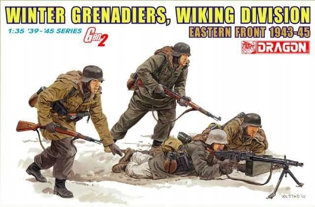 Model Kit figurky 6372 Winter Grenadiers, Wiking Division (eastern Front