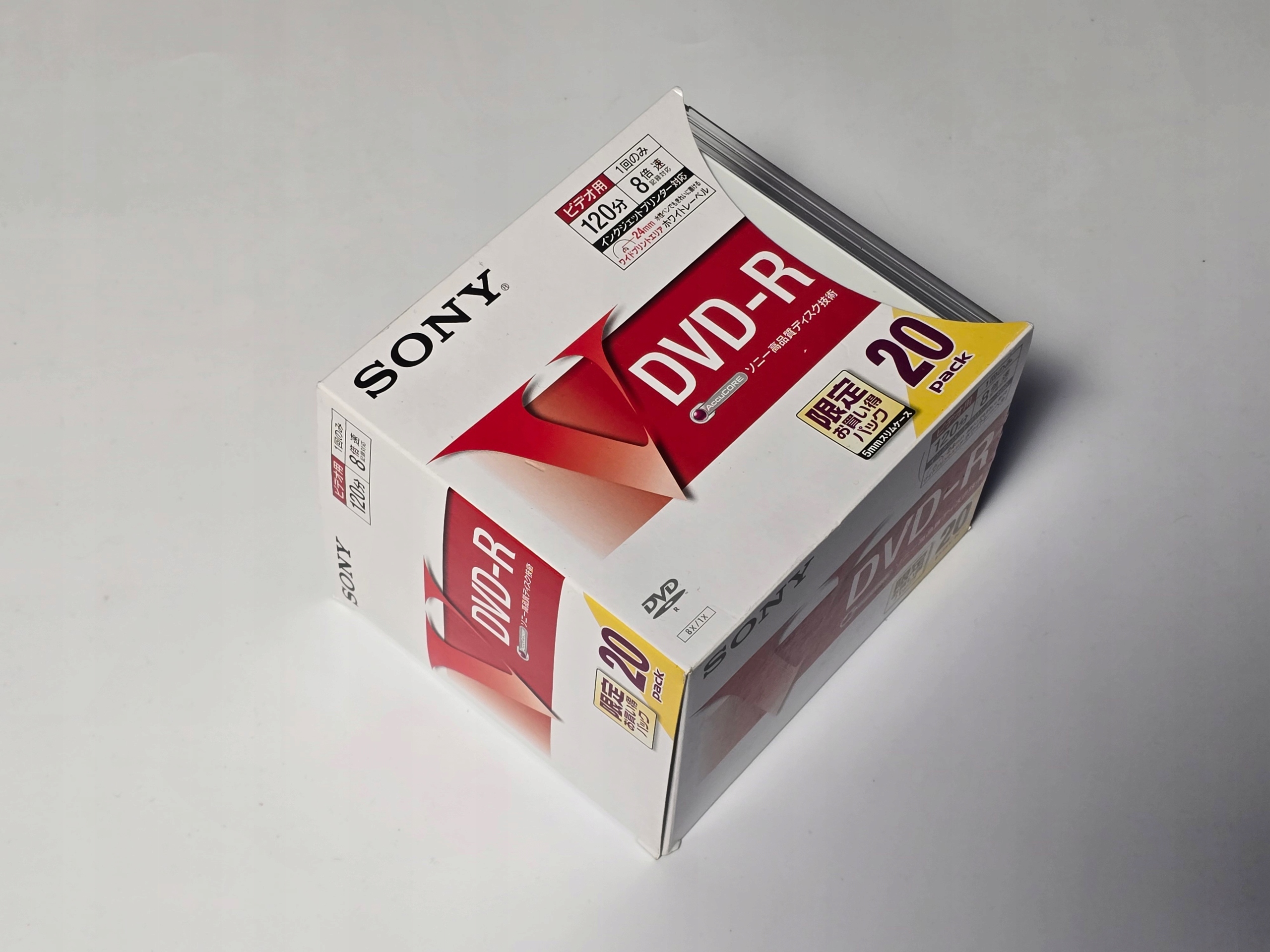 Sony Dvd-r 20 Pack 20 Płyt Opakowania Made In Japan 20DMR12HPSS