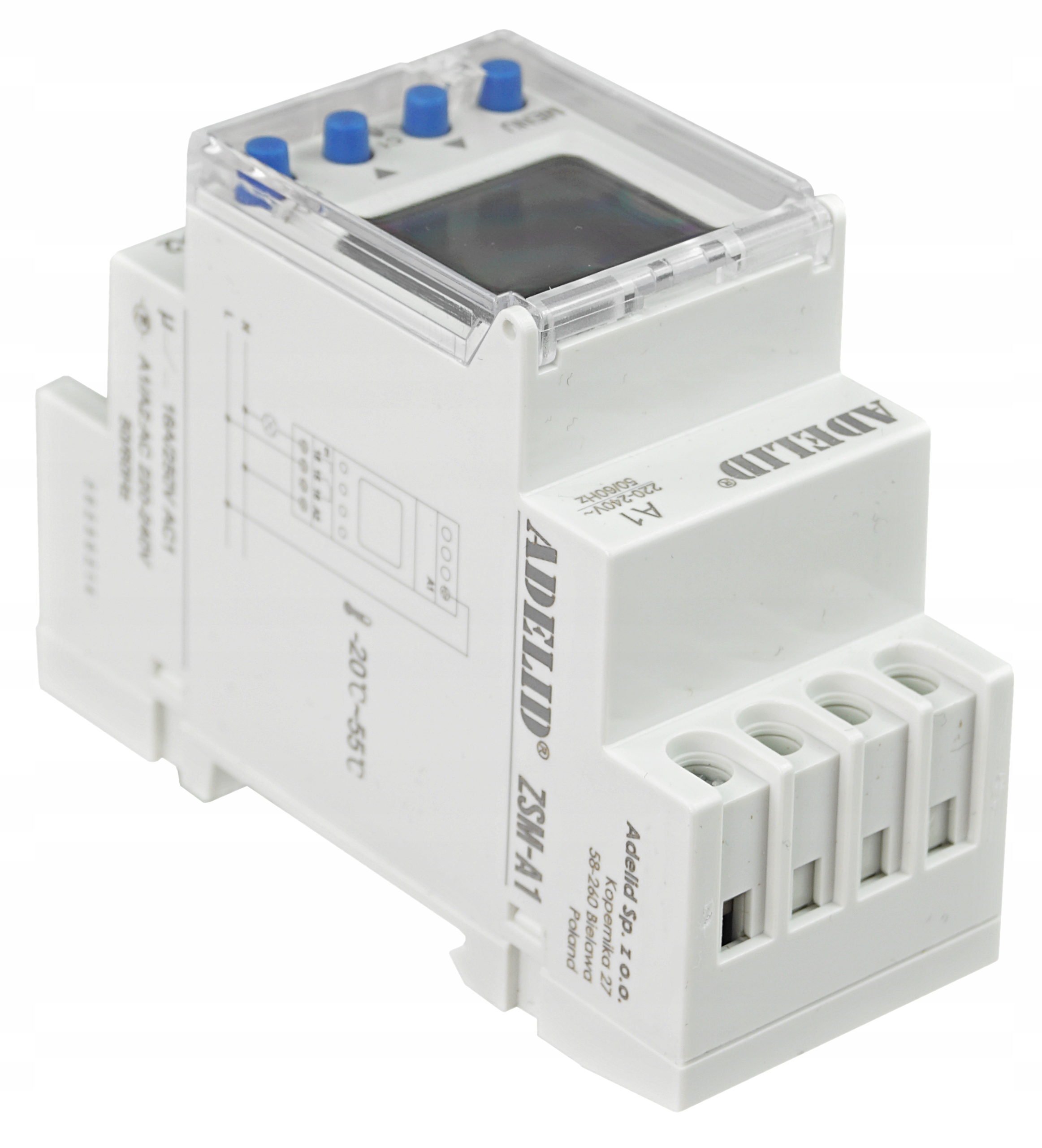 ZEGAR CZASOWY ASTRONOMICZNY PROGRAMATOR NA SZYNĘ Marka Adelid