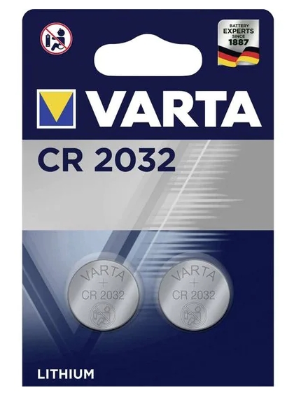 

Varta, Bateria litowa 3V Bios CR2032, 2 sztuki