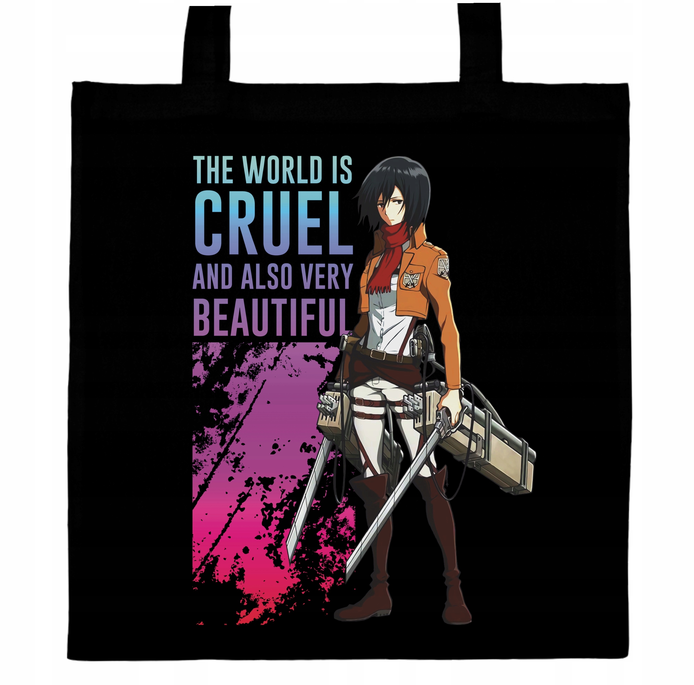 

Attack on Titan Anime Torba Bawełniana Zakupy AT08