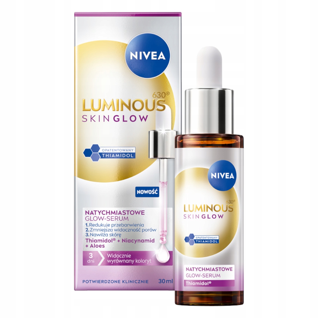 Nivea Luminous зволожуюча сироватка для обличчя знебарвлення ніацинамід X2 — фото 7