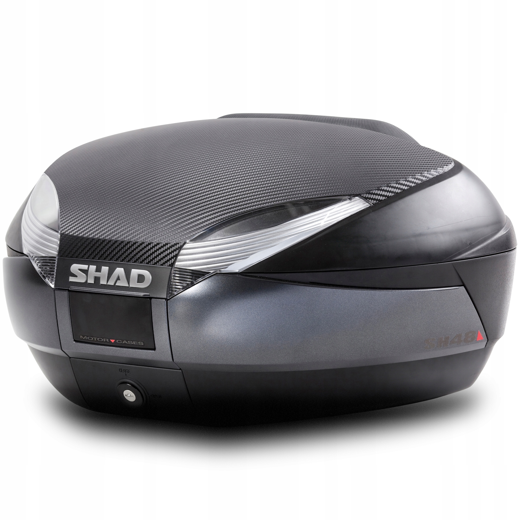 Motocyklový Kufer Shad SH48 Na 2 Prilby 61x31x46CM 48L Centrálne Operadlo