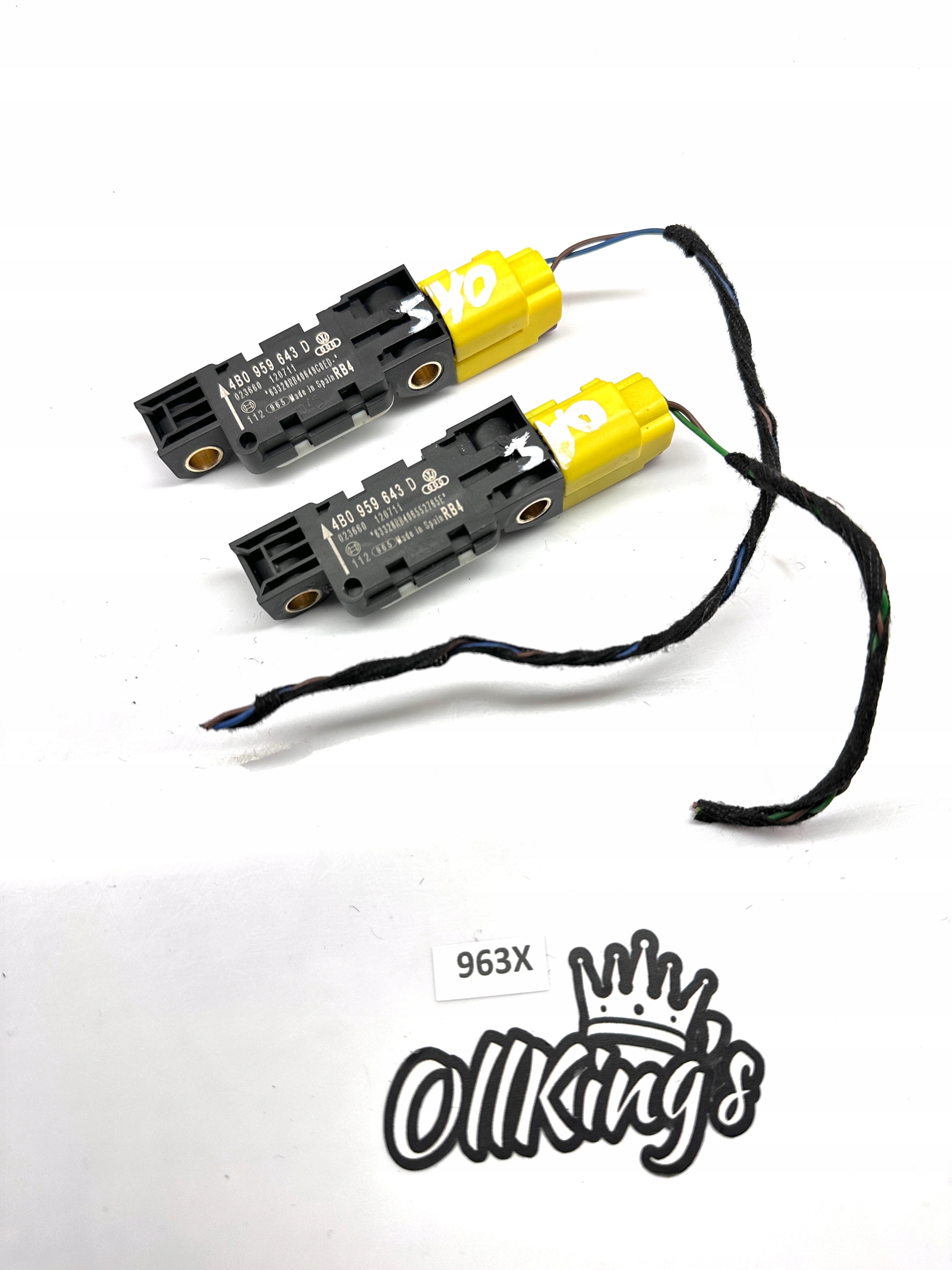 AUDI A3 8P TT A6 A8 Sensore impatto SENSOR airbag 4B0959643D