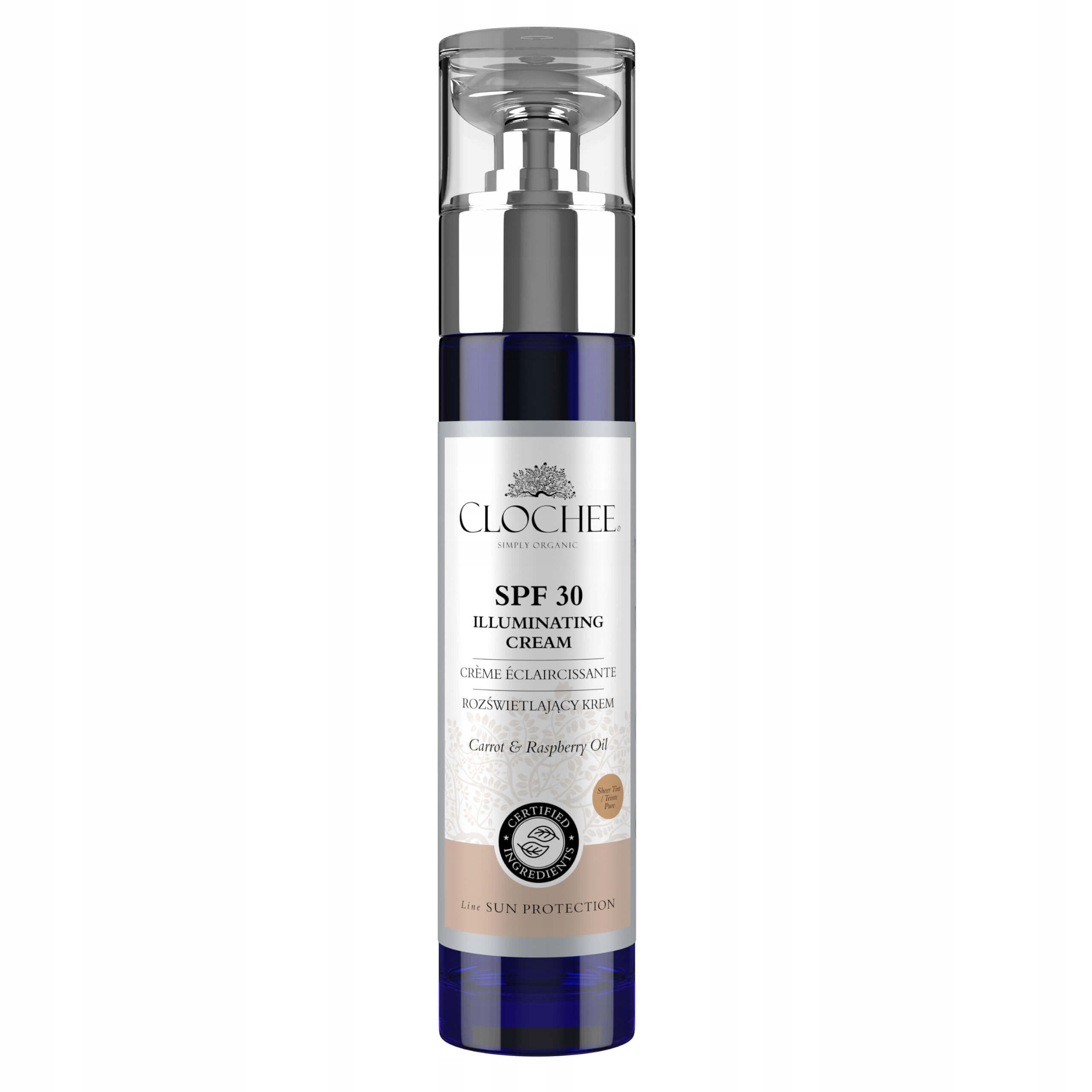 Clochee Rozjasňující pleťový krém SPF30 50 ml