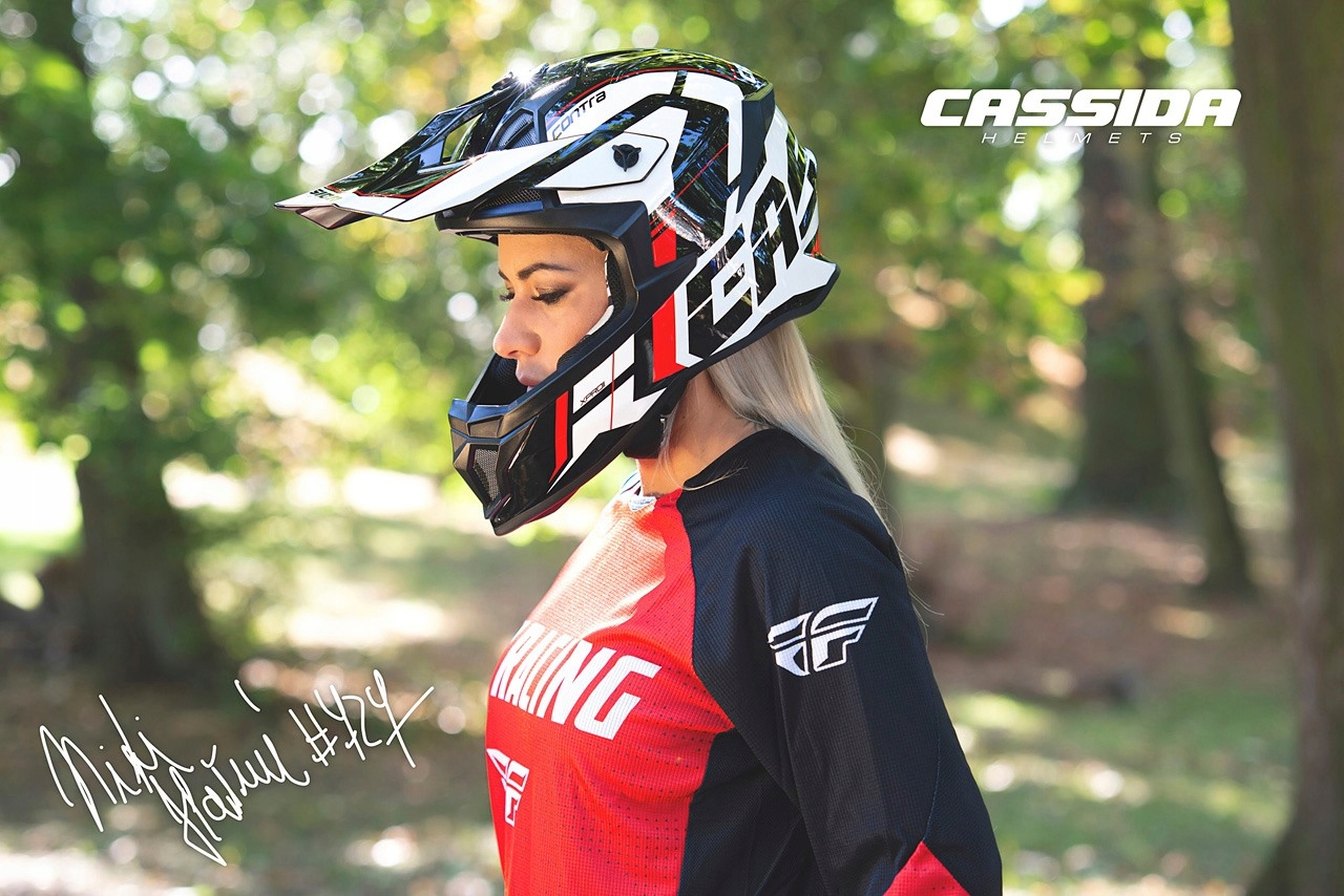 SOS CASSIDA KASK MOTOCYKLOWY CROSS WŁÓKNO SZKLANE Producent Cassida