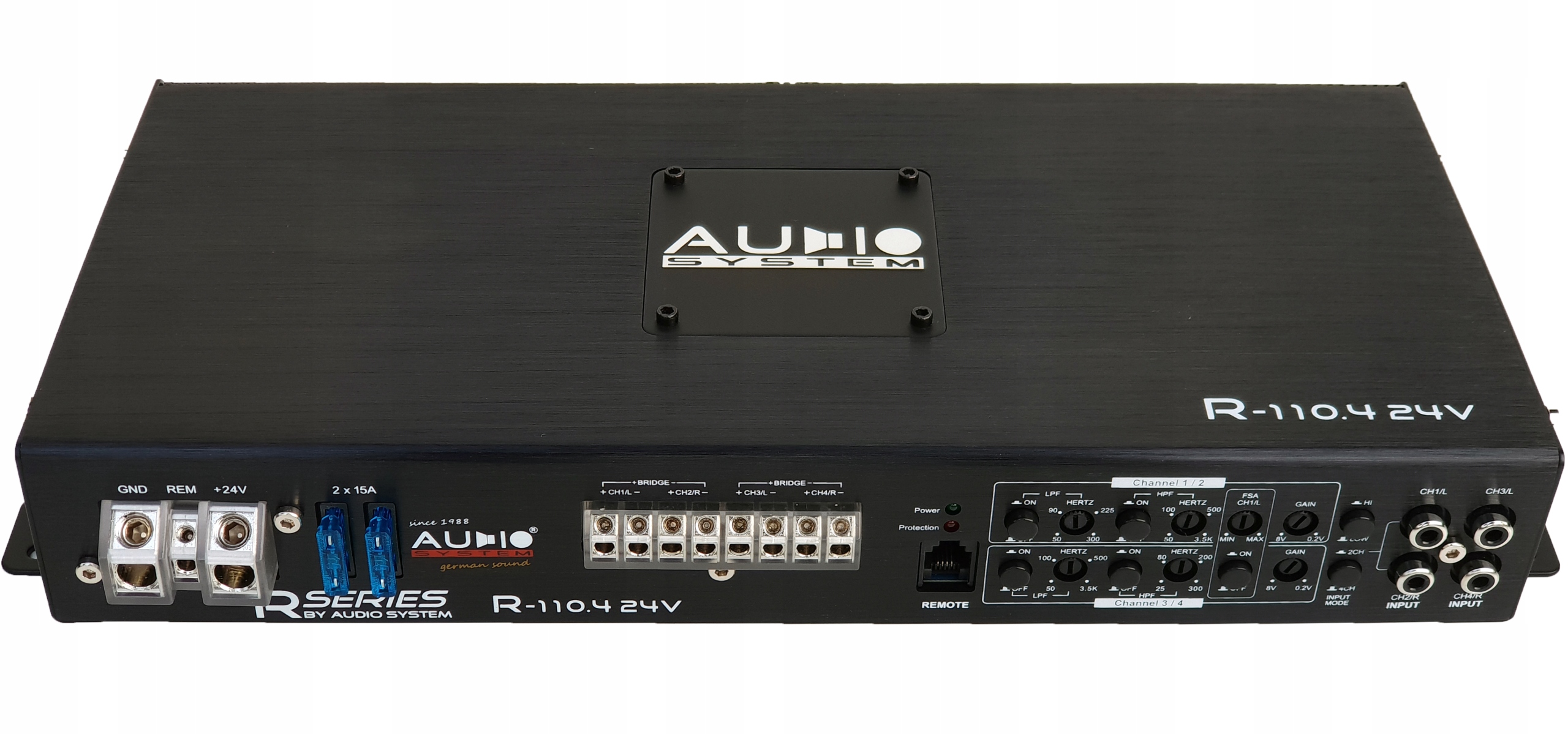 Audio System R110.4 24V do ciężarówek 4x200W RMS Impedancja 2 Ω