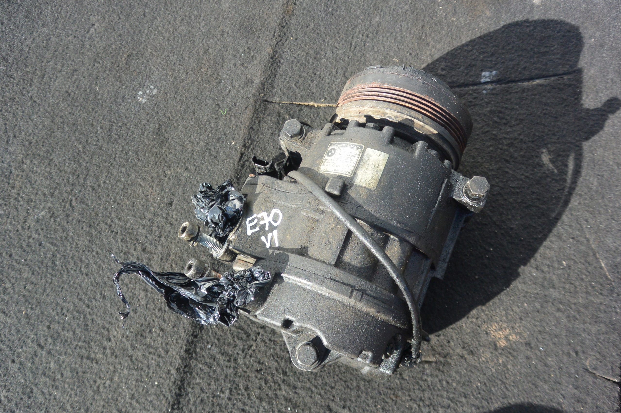 compressor compressor; of the air conditioning KLIMY M57 BMW X5 E70