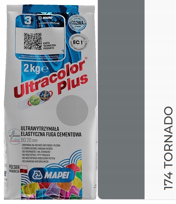 MAPEI FUGA Ultracolor Plus 174 TORNADO 2kg