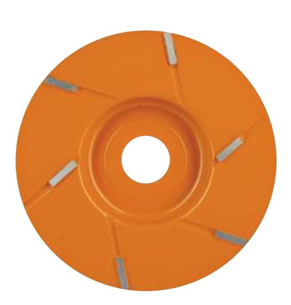 Kotouč Na Korekci Racic Pro Dobytek Profi Průměr 125 mm 6 Čepelí Oranžový