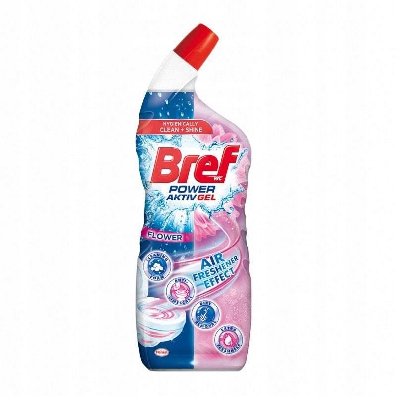 Levně 4X Bref Wc Power Active Flower 700 ml