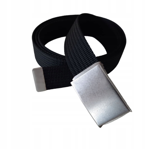 

Pasek Parciany Czarny 3CM 180CM Klamra Matowa