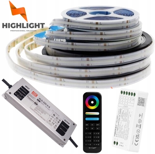 20m Sada Fasáda Páska Led pásik Cob RGBW-16w/24V IP67 Neon