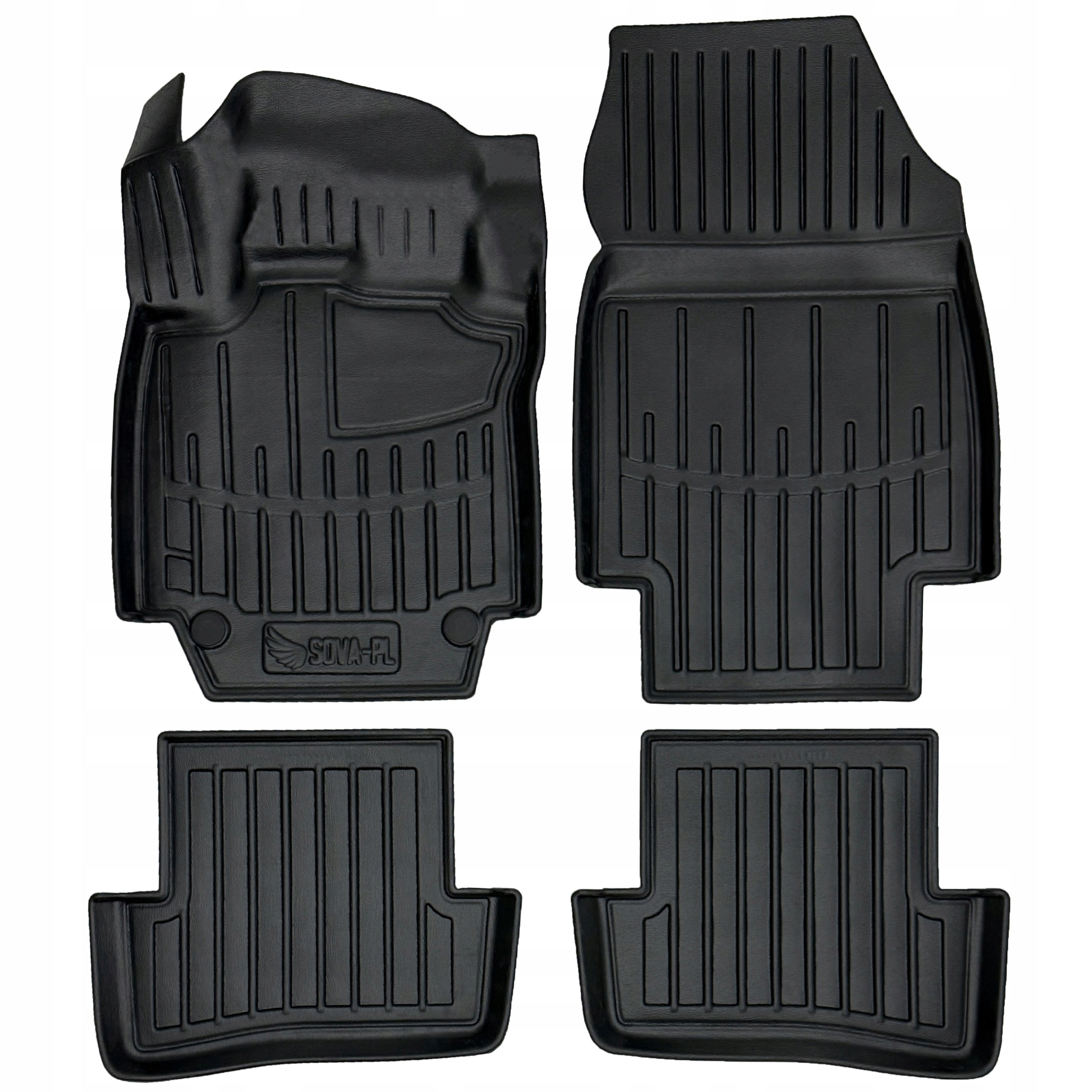 Dywaniki gumowe(TPE) Renault Captur 1 (2013-2019)