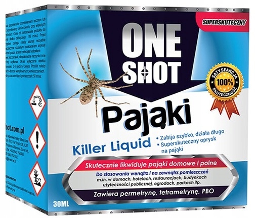 

Oneshot Na Pająki 30 ML Domowe Polne Preparat