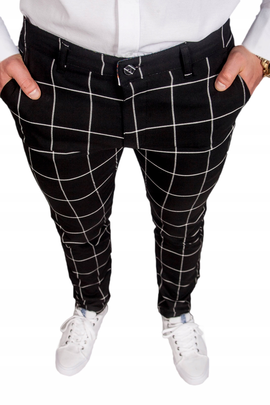 Spodnie chinosy materiałowe czarne DJ-3 rozm. 34 Rozmiar 34