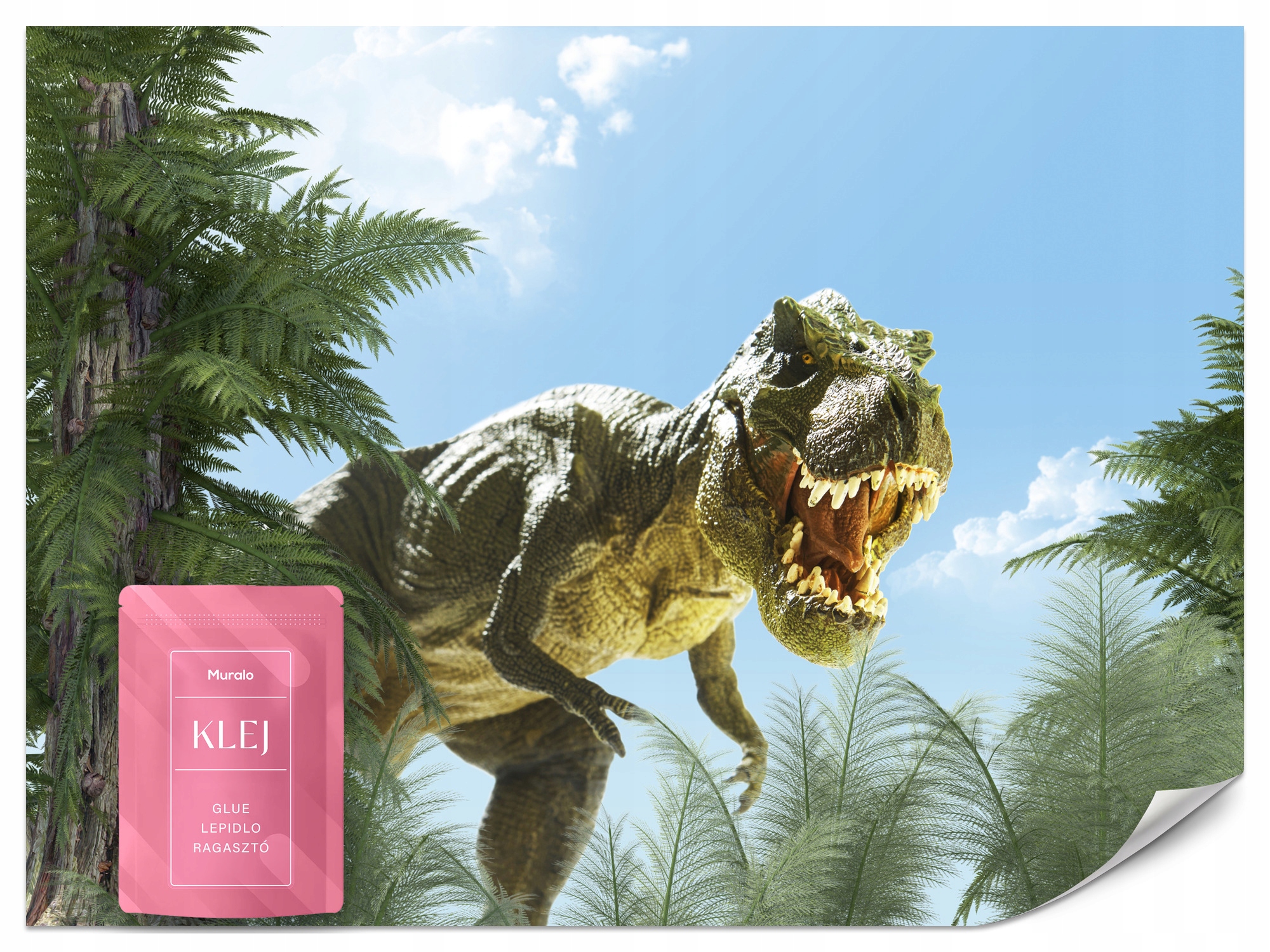 Fototapeta Dětský Nebezpečný Dinosaurus Příroda Tapeta Pro Mládež 3D 450x315